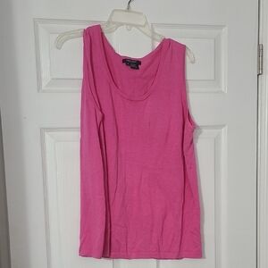 Karen Kane Pink Scoop Neck Tank Top